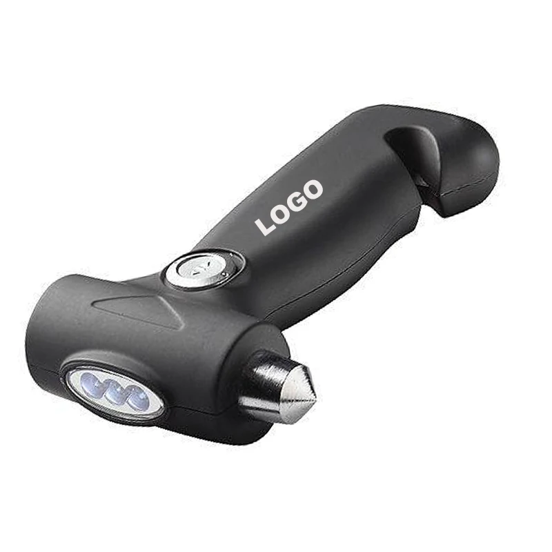 3 in 1 dynamo emergency flashlight Safety Hammer  Seat Belt Cutter Window Breaker Car Rescue Tool Glass breaker for car