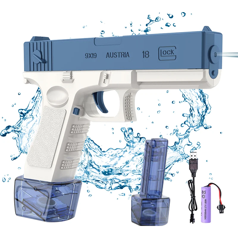 New   Water Gun Automatic Battery Powered Water Squirt Guns for Kids Outdoor Summer Toys Gun
