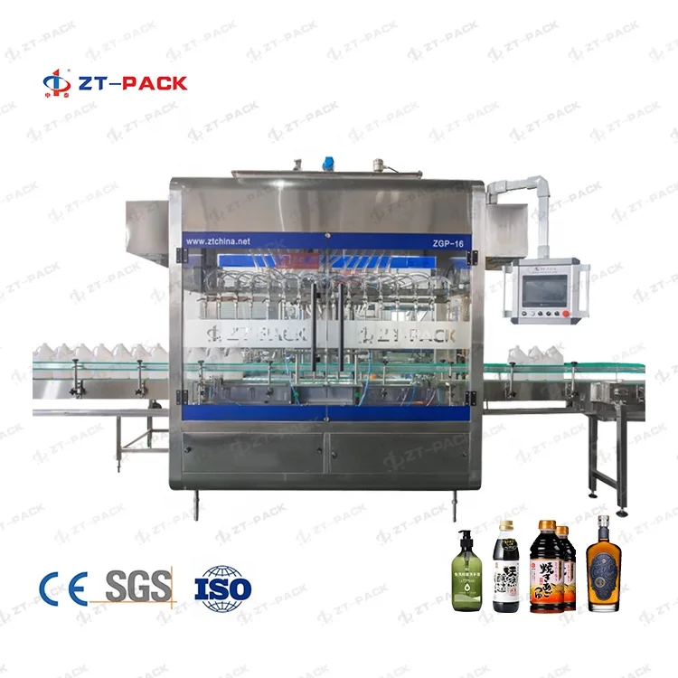 Auto Dettol Disinfectant Glass Cleaner Filling Machine For Bottle Liquid Filler Capper Label Sticker