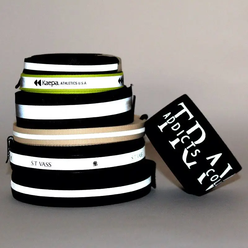 Custom Multiple Colors Tasma 50Mm Polyester Harness Nylon Webbing Prinded Heavy Twill Tape Ribbon Herringbone Tape