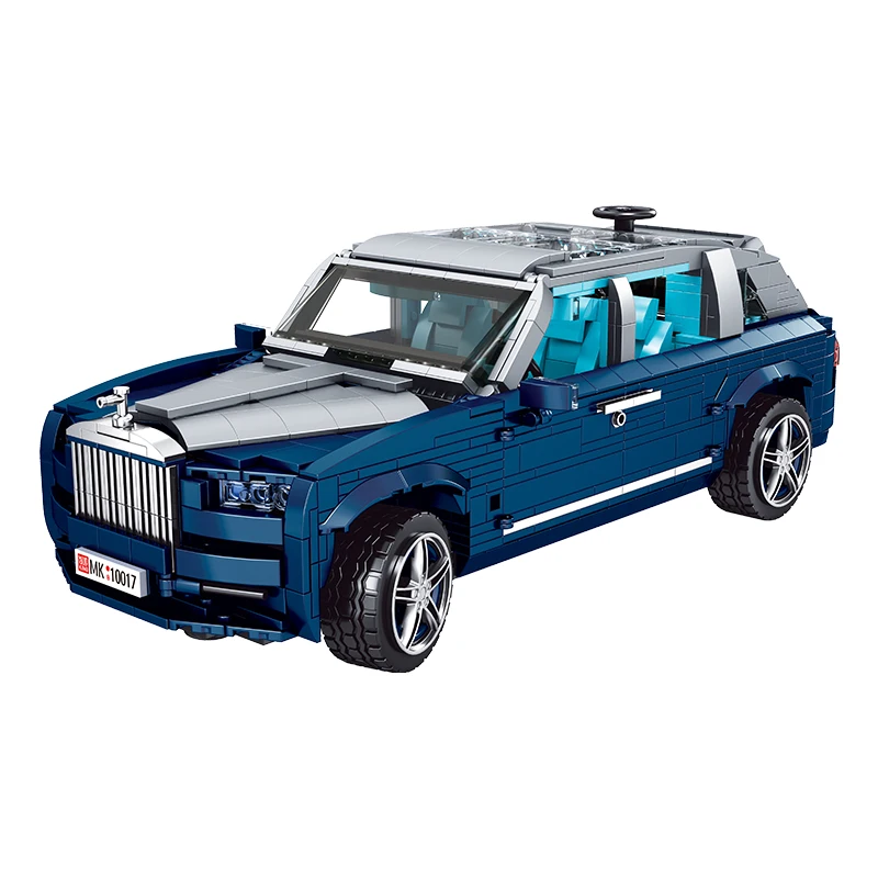 Mould King 10017 Vintage Car The Classic RR Creative Car Model Plastic Assembly Building Blocks For Boys Gifts