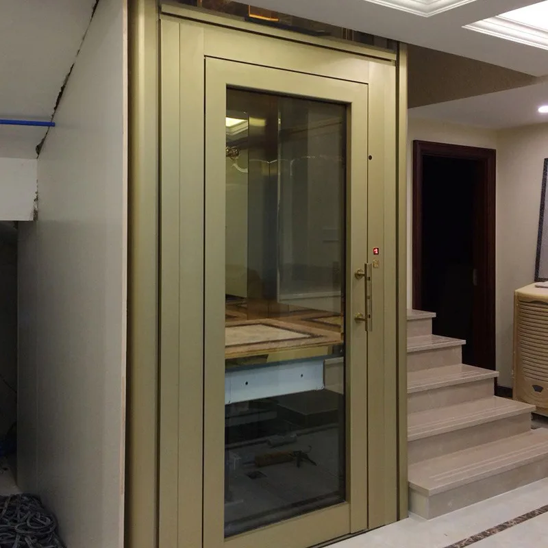 Maite 2-3m 300kg 450kgs small house disabled elevator with cabin home stair climb handicap lifts