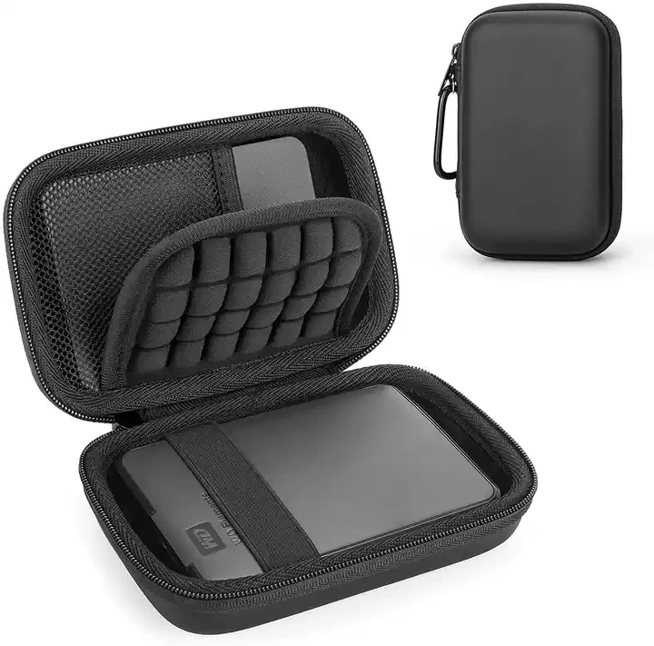 Factory Custom Hard Shell Protective EVA Electronics Storage Case for USB Cable Hard Drive Charger Power Bank Storage Hard Disk