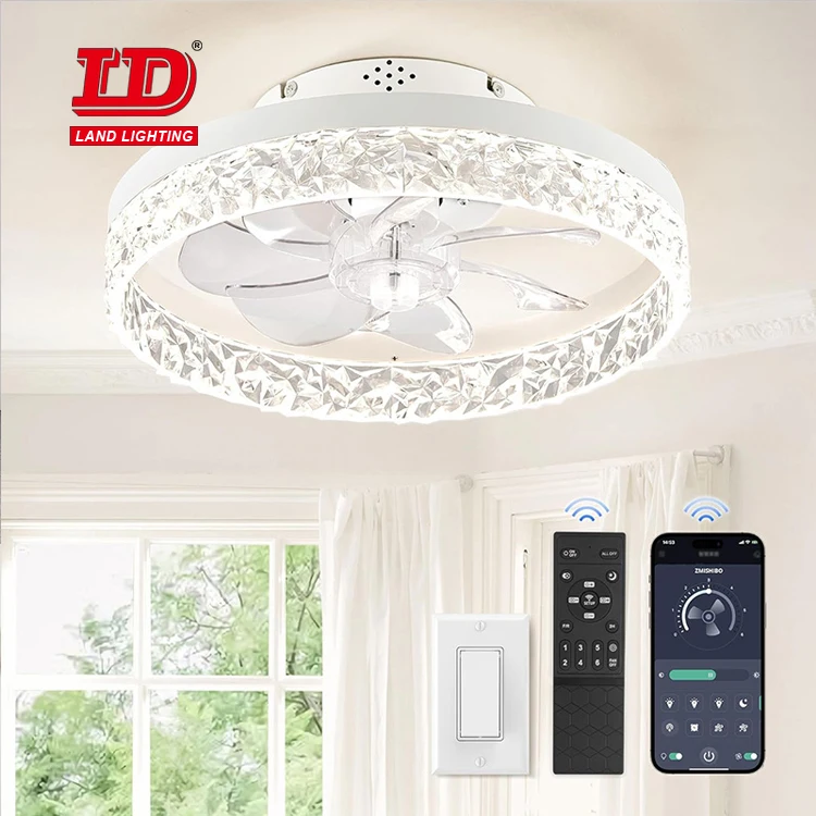 Новый продукт комнатная спальня гостиная столовая светодиодная люстра потолочный вентилятор со светом
