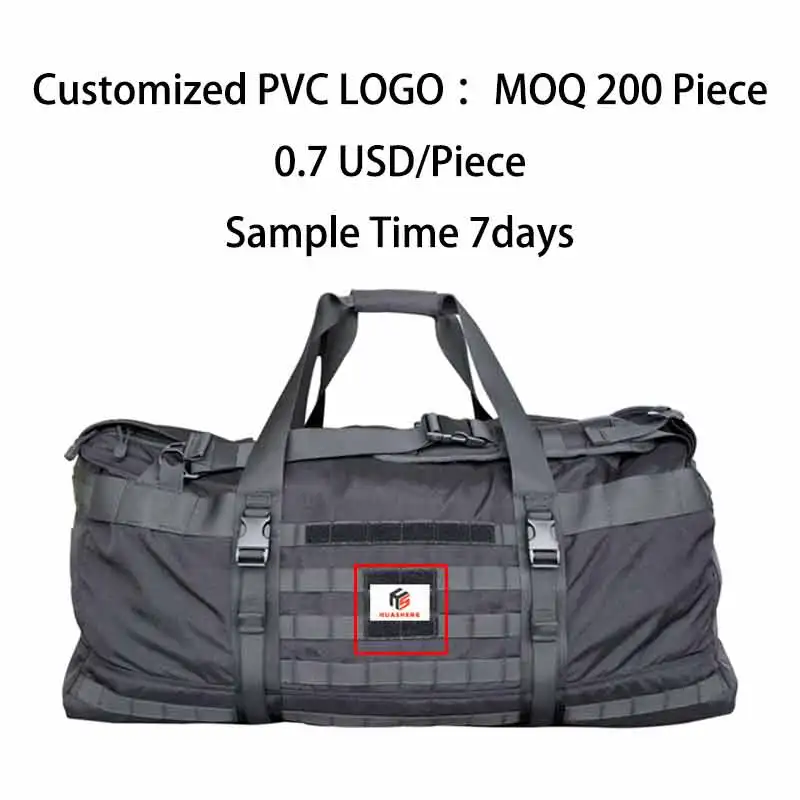 Custom 106L Large Capacity Outdoor Hiking Camping Travel Bag Adjustable Strap Shoulder Handbag 3 in 1 Backpack