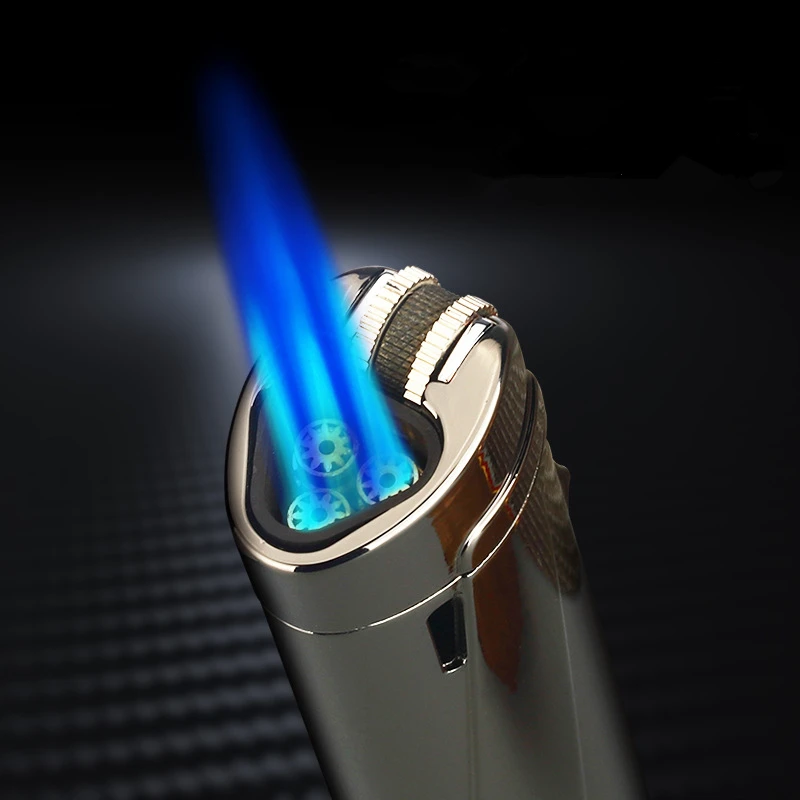 2023 Smoking Lighter Design Lighter Butane Refillable Jet Flame Custom Design Other Torch Cigarette Lighter