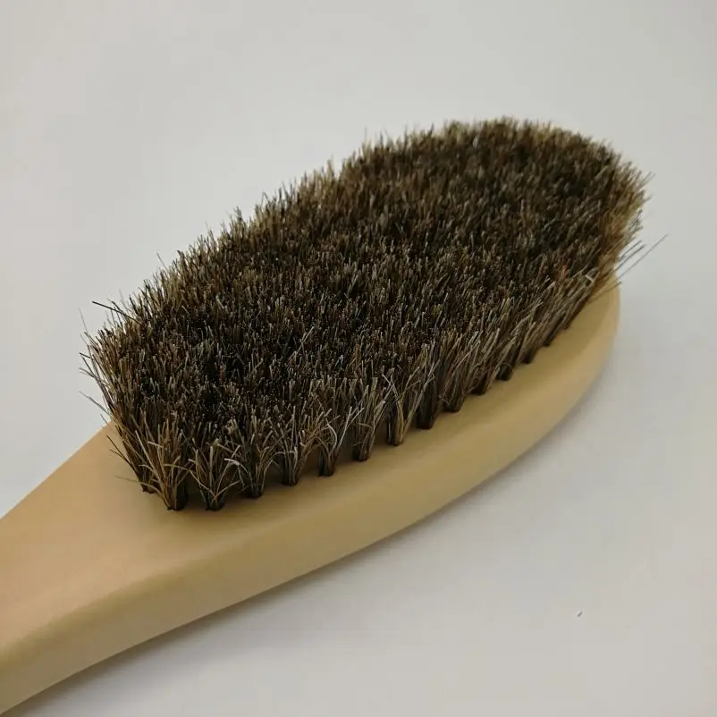 
Factory price magic wooden handle horse hair suit coat clothes brush 