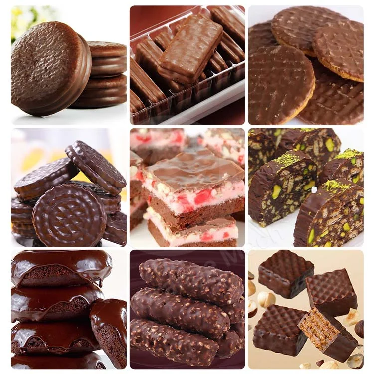 ORME Donut Wafer Chocolate Coating Machine Supplier Cooling Tunnel Cookie Chocolate Enrobe for Sale