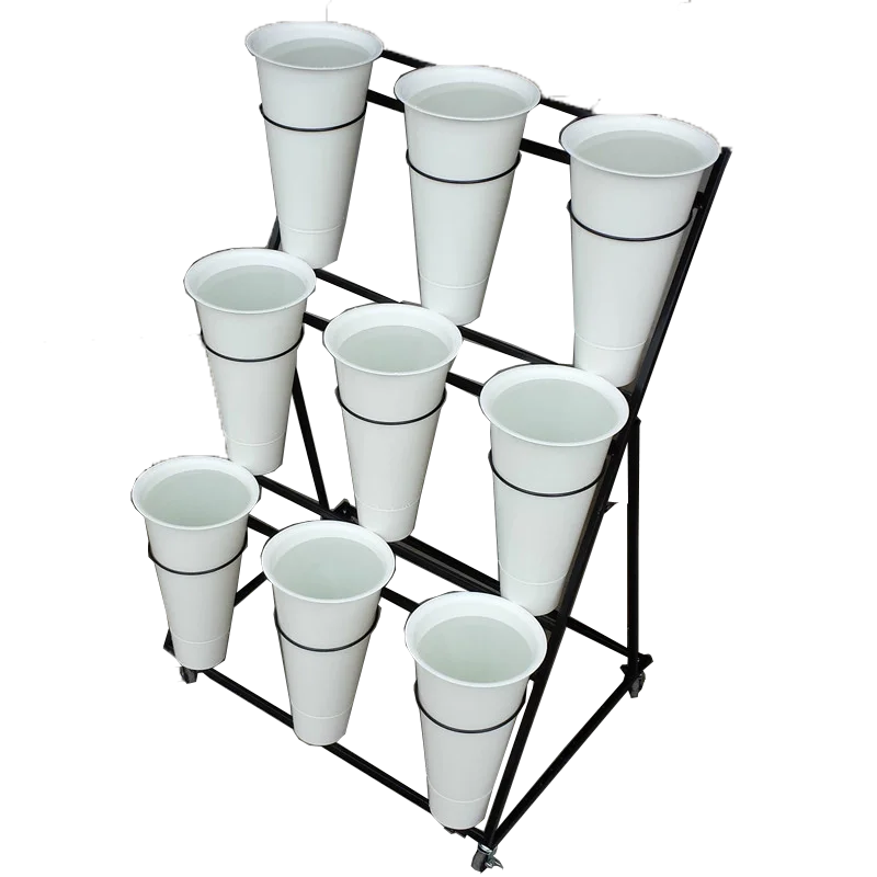 Newest amazon hot sale wedding home garden flower shop 3 tier decoration display stand, Flower pot stands