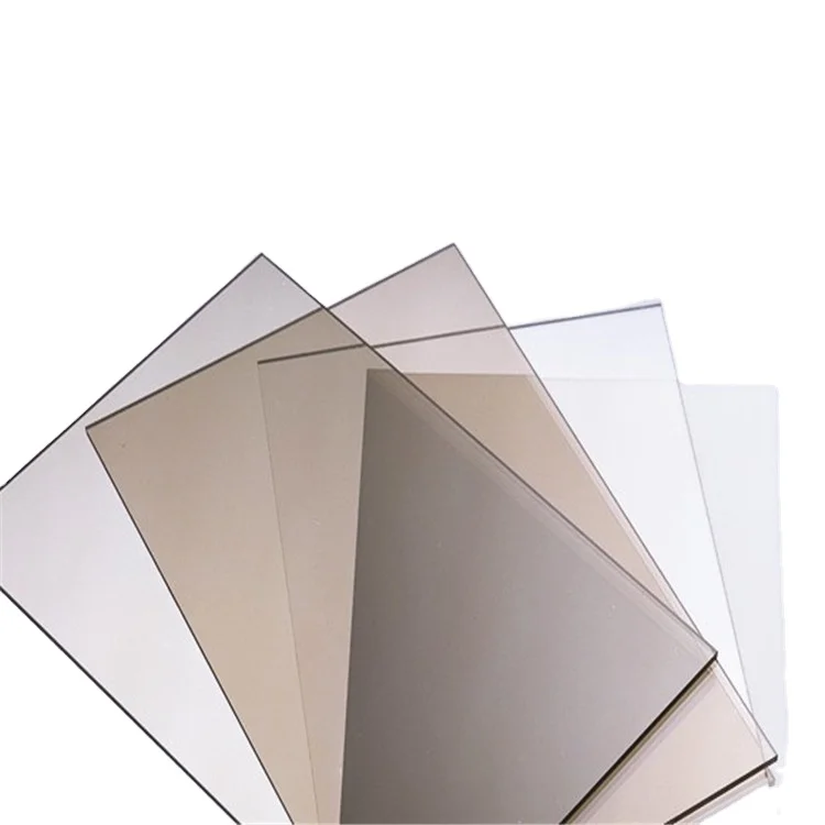 Heat Resistant Antifreeze Clear Transparent  Multiwall Polycarbonate Solid Sheet For Balcony Shed