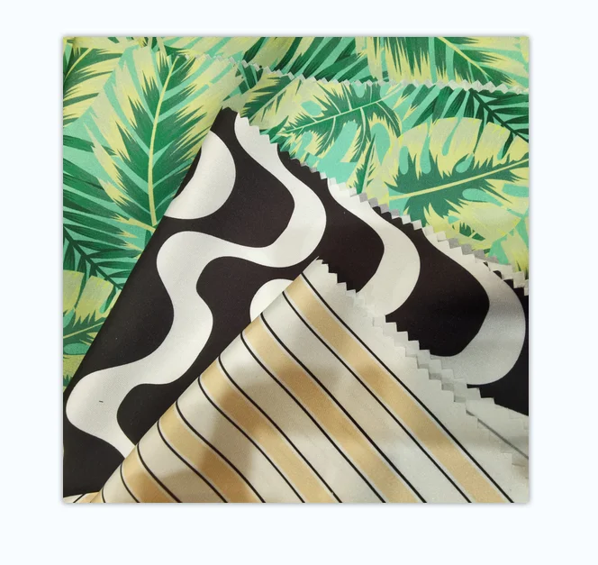 polyester  digital print chiffon  custom georgette fabric suit for making  clothing