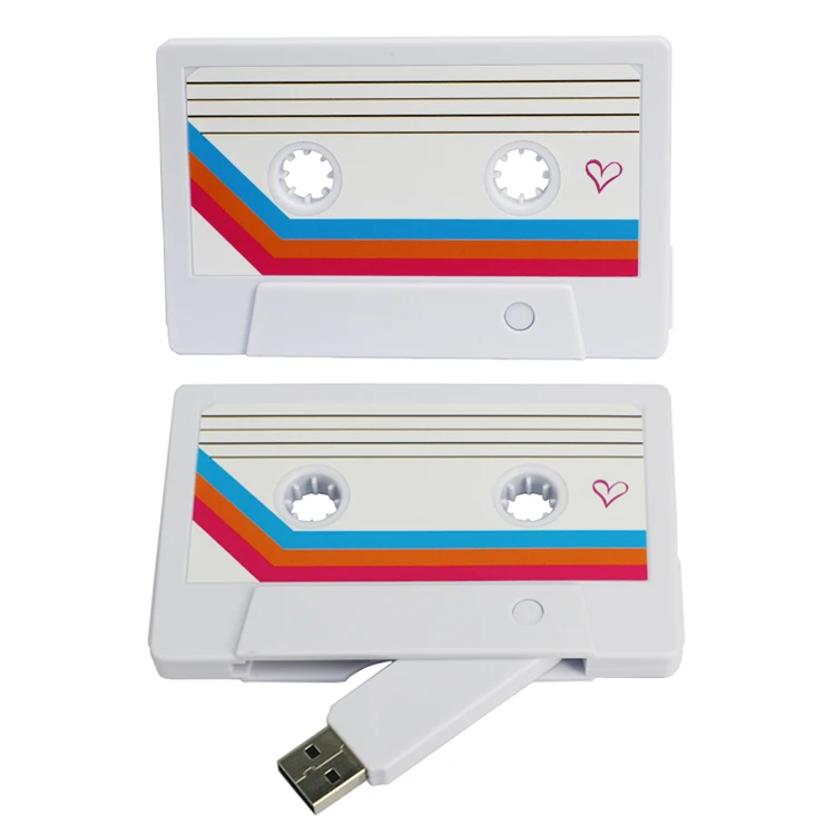 Wholesale cassette tape usb flash drive,Cassette Tape Shape USB 2.0 Pendrive, Casette tape 1gb 2gb 4gb 8gb 16gb usb memory stick