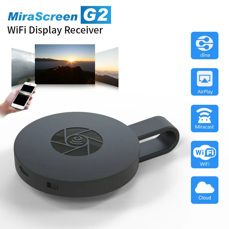 Hot Selling 5G/2.4G  Miracast receiver Wireless Display Airplay WiFi Dongle for TV for anycast chrome-cast miracast dongle