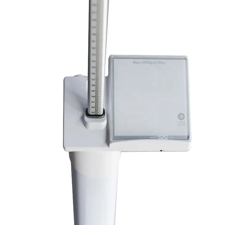 New Style Voice Mechanical Height Measuring Digital Weight Scale With Height