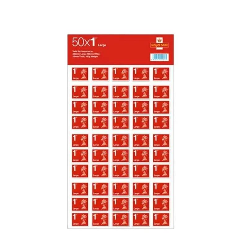 Manufacturers provide customized design uk postage stamps postage stamps large 1st class postage stamps