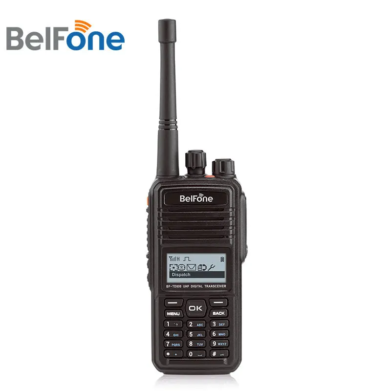 BF- TD800 rough and compact radio with IP67 dust & water protection  walkie talkie designed to use in smart dispatch intercom