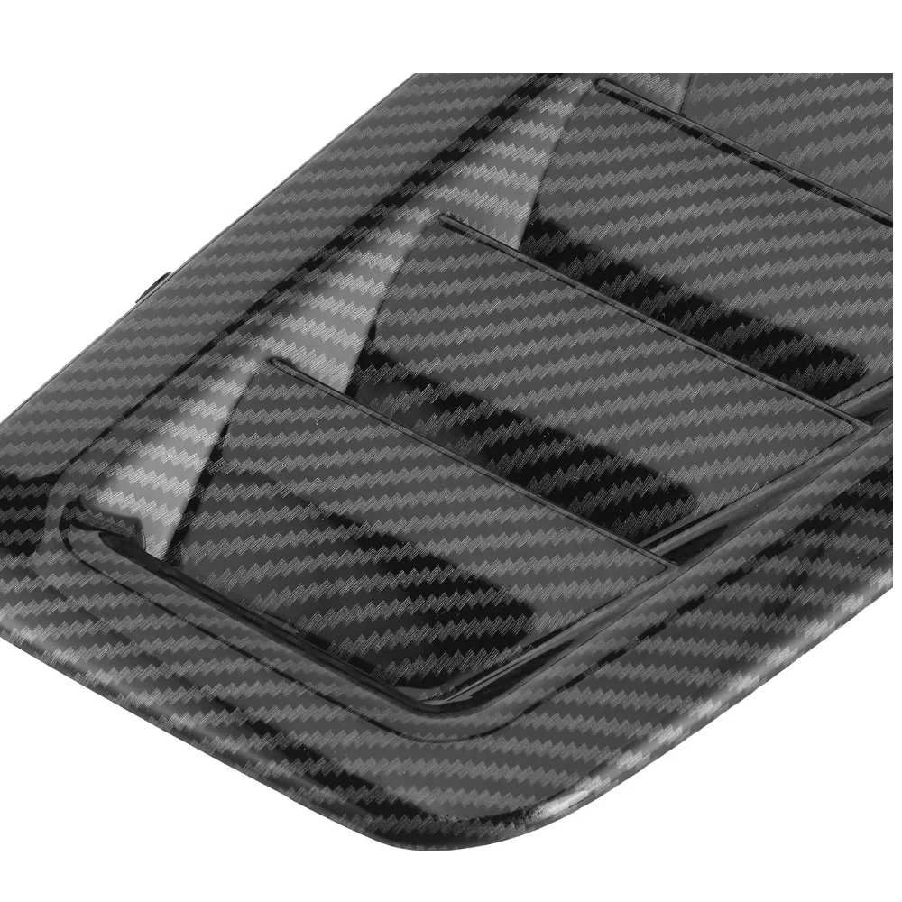 Carbon Fiber Car Hood Vent Scoop Kit Air Flow Intake Louvers Hoods Vents Bonnet Cover for RS MK2 Style