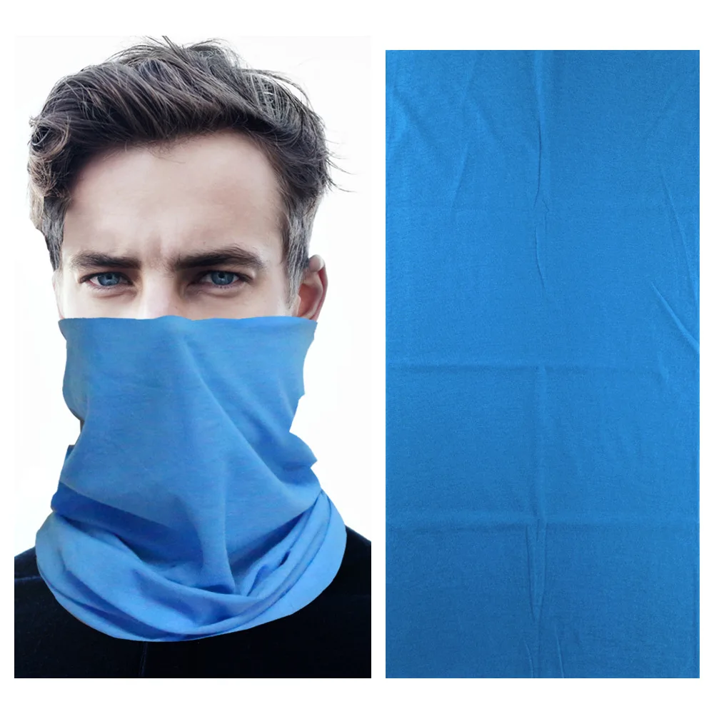 Customized logo Printing Buffs25*50Cm Headwear Multifunctional Seamless Face Mask Elastic Tubular bandana scarf