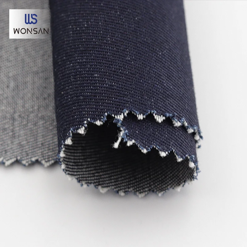 100%C Anti static Twill Denim Fabric Work clothes coat pants uniform fabric Breathable material Resistance to friction fabric