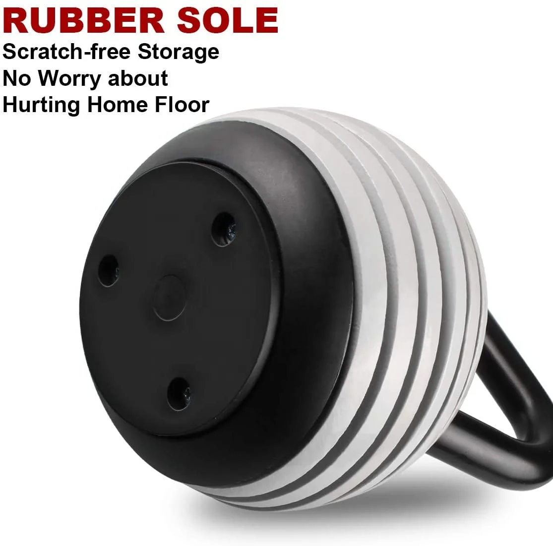 Home Gym Workout Strength Training  20LB Cast Iron Adjustable Kettlebell Weights Set