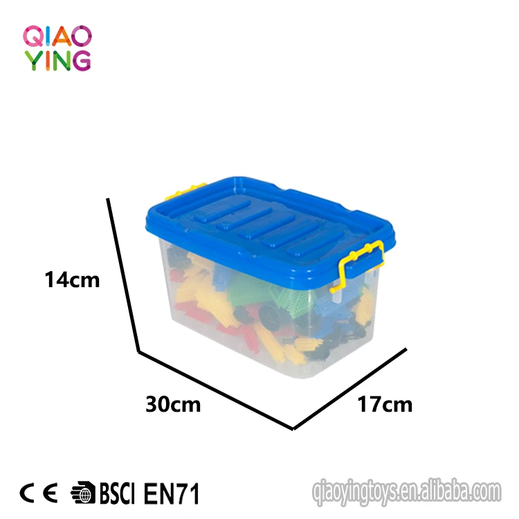 
Hotsale Bristle Building Blocks Fine Motor Skills Toys 108 Pieces In Small Stackable Container 