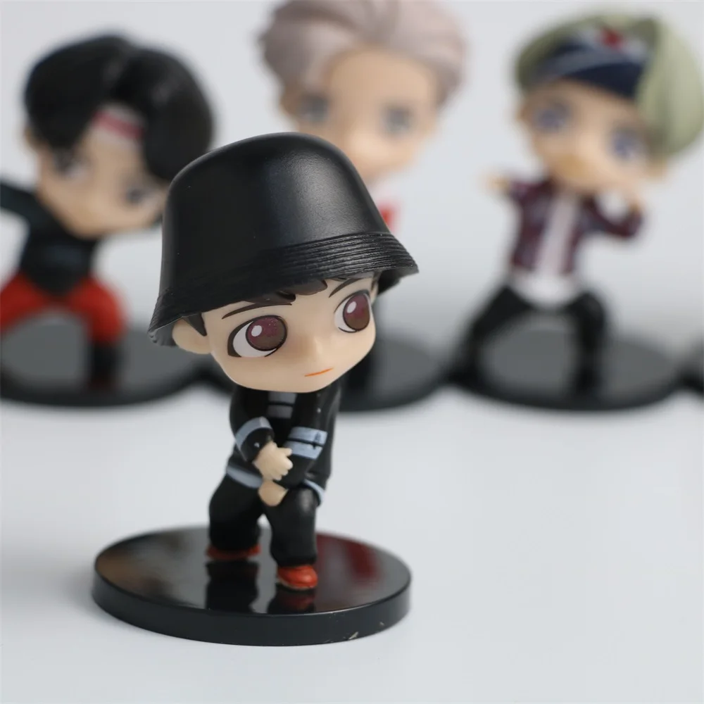 Горячая продажа 7 предметов в партии корейский мальчик группа Nam-чжун Ким сок Jin мин Юн Gi Чжи тэ Хен вентиляторы рисунок