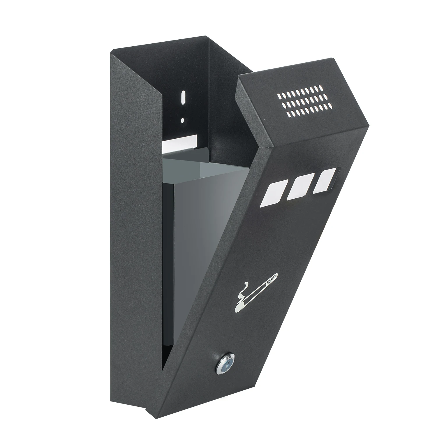 Metal Stainless Steel ashtray Hotel Outdoor Ashtray box