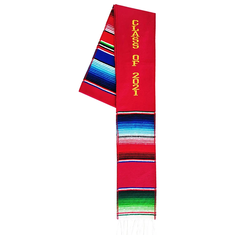 2021 Kente Cloth Hbcu Stoles Sash Sub Serape Customizable Barranquilla Sarape Graduation Stole