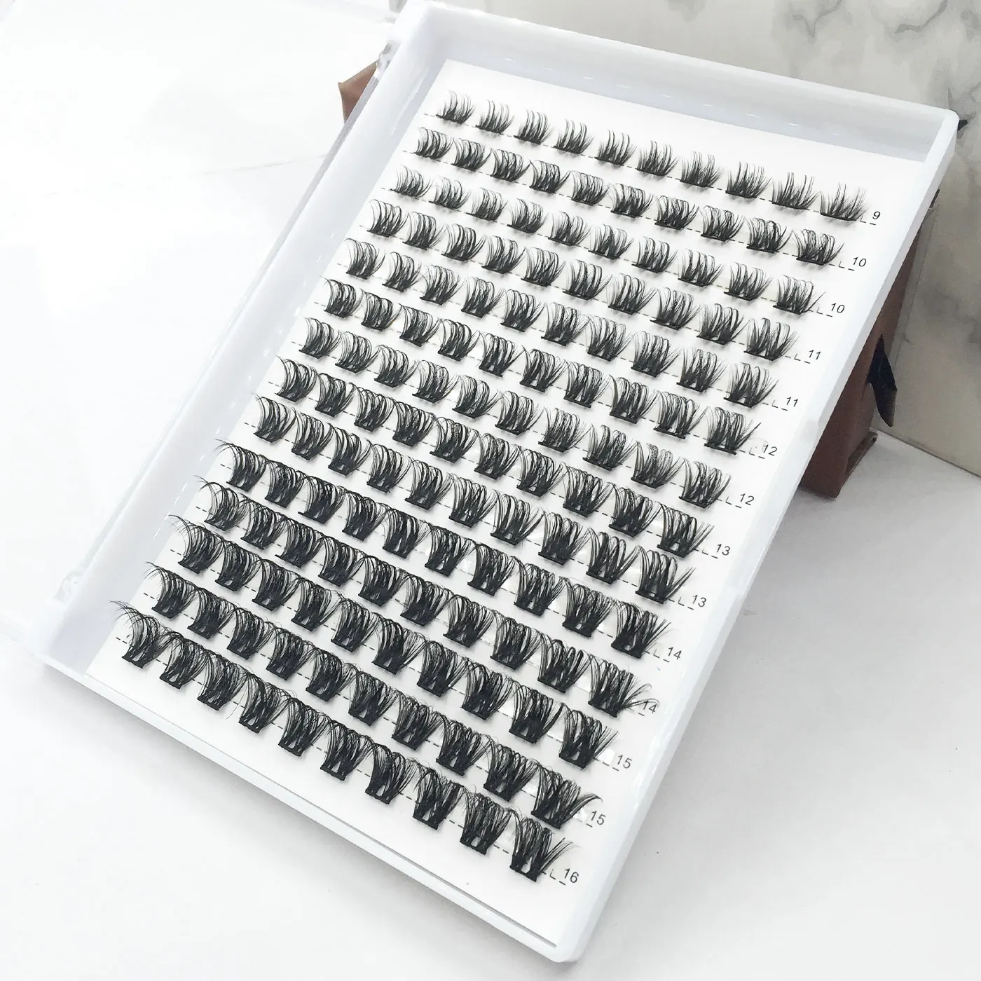 DIY Cluster Lashes Cruelty Free DIY Lash Kit pre glued cluster lashes