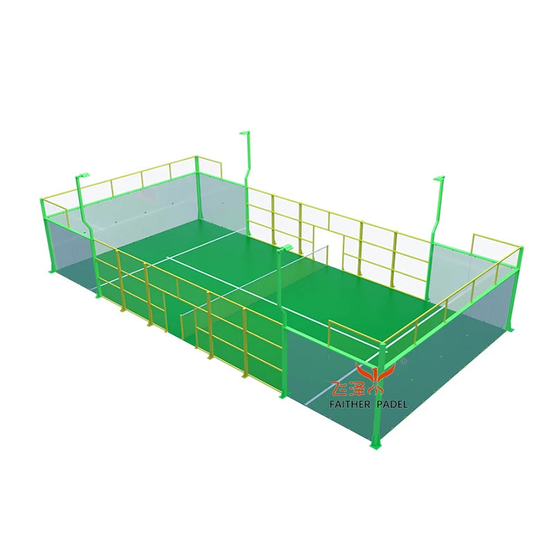 Панорамный дизайн весло Теннисный корт для профессиональный поставщик padel court
