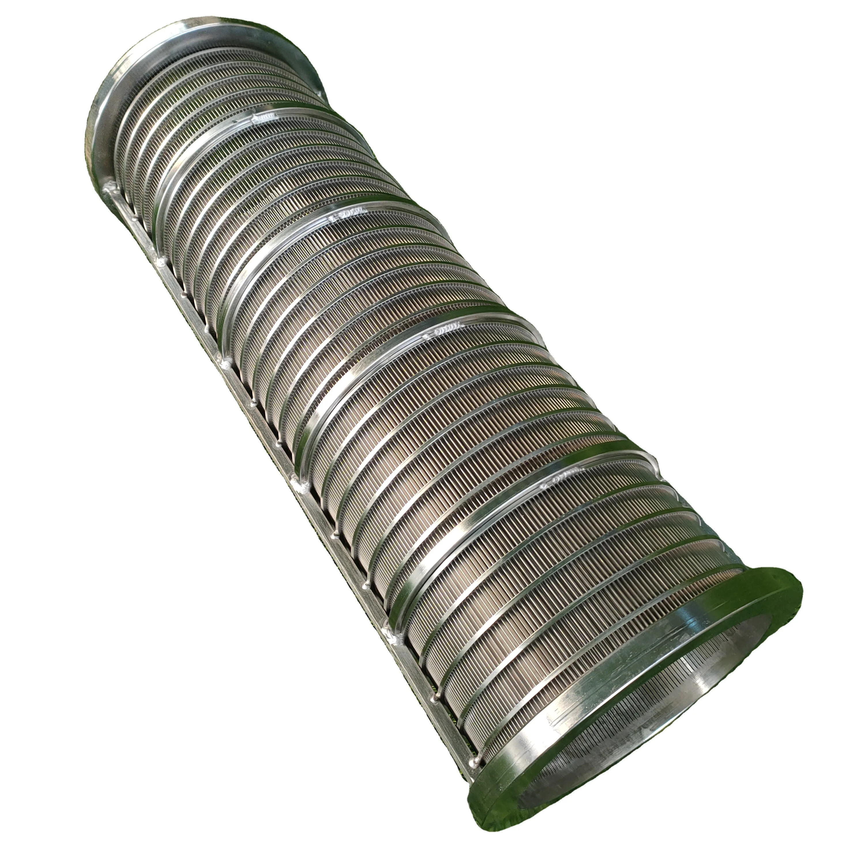 BTOSLOT aquaculture stainless steel 304  fish pond rotating drum filter for koi pond wedge wire screen filter cylinders