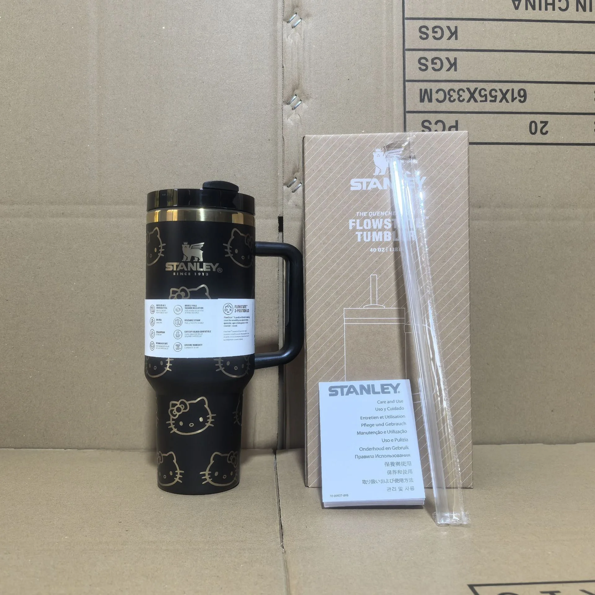 2024 Hot stanleyed cup 40oz KT Ice Bullies wholesale