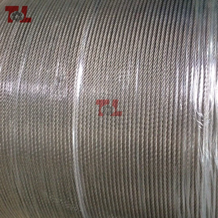 High corrosion resistance aisi 304 SS 1.5mm stainless steel wire rope
