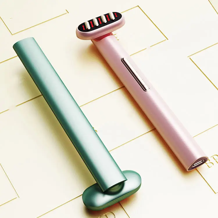 Electric eye massager pen stick with heat dark circles remove machine eye bag remover massage wand tool device portable