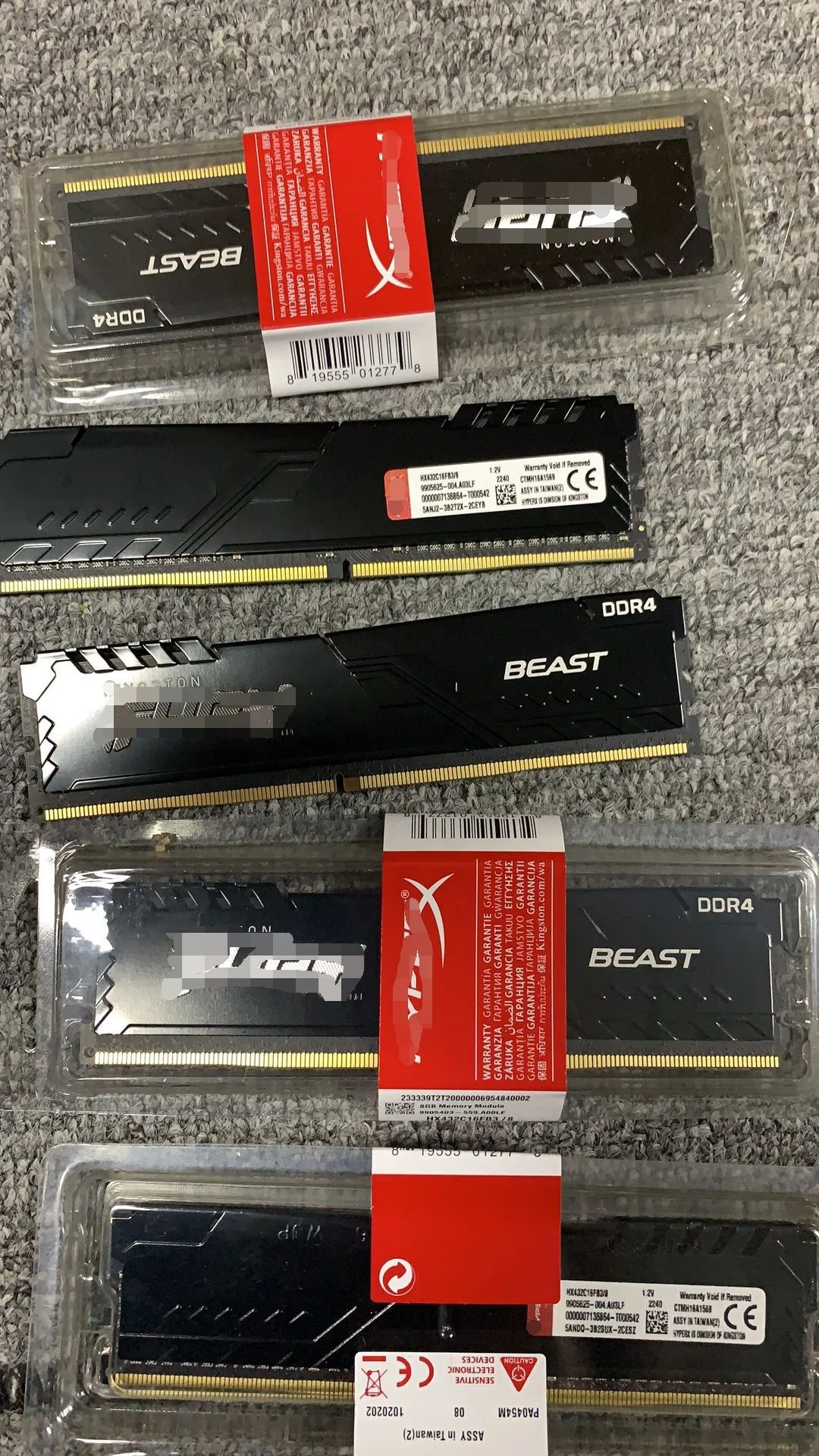 ddr4 8gb 3200mhz cl16 288pin pc ram ddr4 ram memories with Hyper cooler