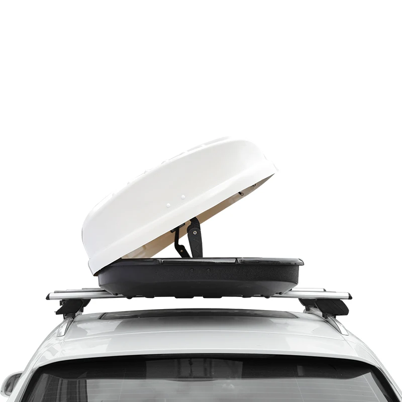 Custom 450L Large Roof Rack Storage Box Carrier Car Roof Boxes Hard Roof Top Luggage Waterproof Cargo Box Easy Open And Close