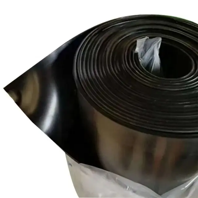 Black Non Slip Wear Resistant Nbr Rubber Flooring Sheet Mat Anti Slip Rubber Sheet