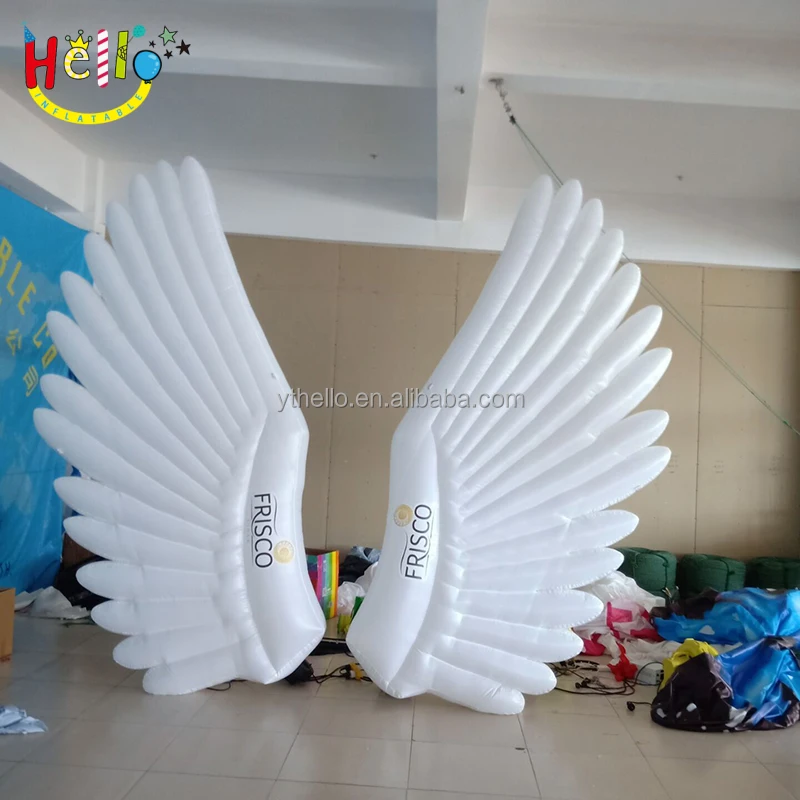 inflatable white angel wings costume / inflatable wings props for stage performance