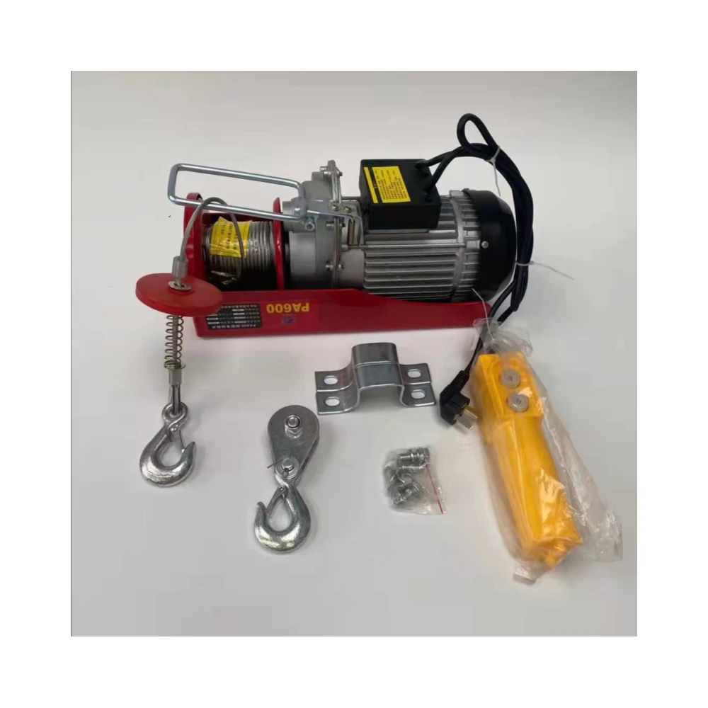 portable pa600 600kg remote control miniature micro small Mini pa type Electric Wire Rope Hoist