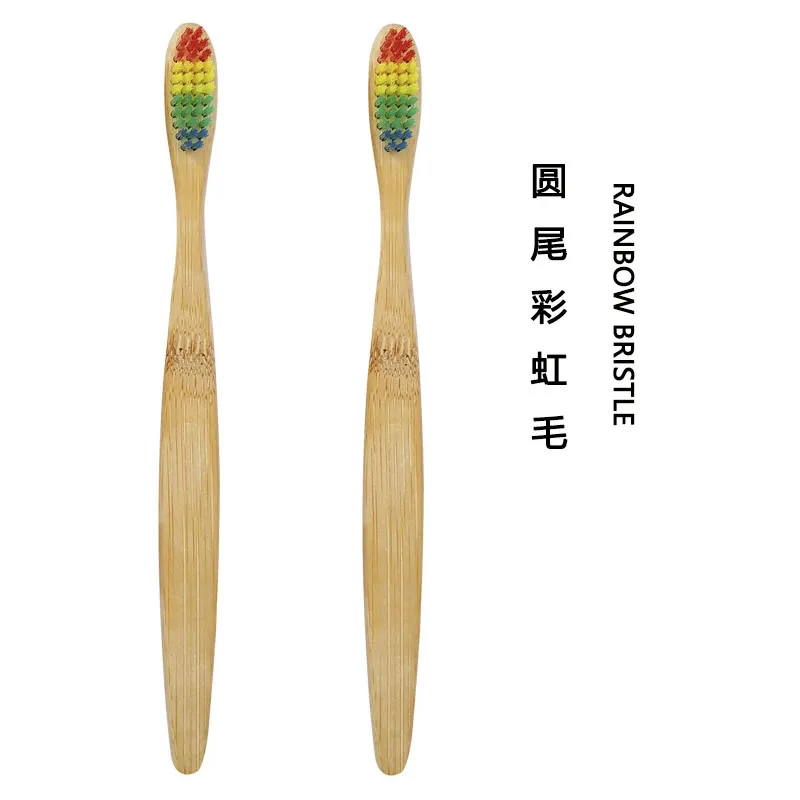 1/2PCS Bamboo Toothbrush Health Soft Fibre Wood wooden Tooth brushes for Adult Children Tooth Brush Eco products