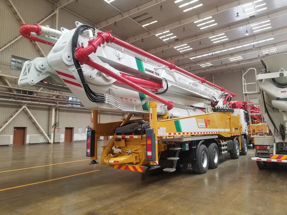High operating efficiency 38M Pump Truck 21 Tons Concrete Pump HB58K within Concrete Machinery