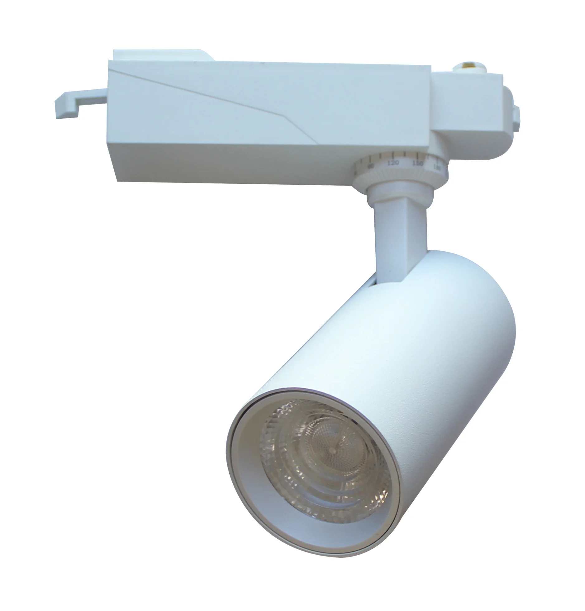 Круглый светодиодный Трековый светильник, современный светильник для магазина, торгового центра, внутреннего использования, квадратная форма, осветительный трек