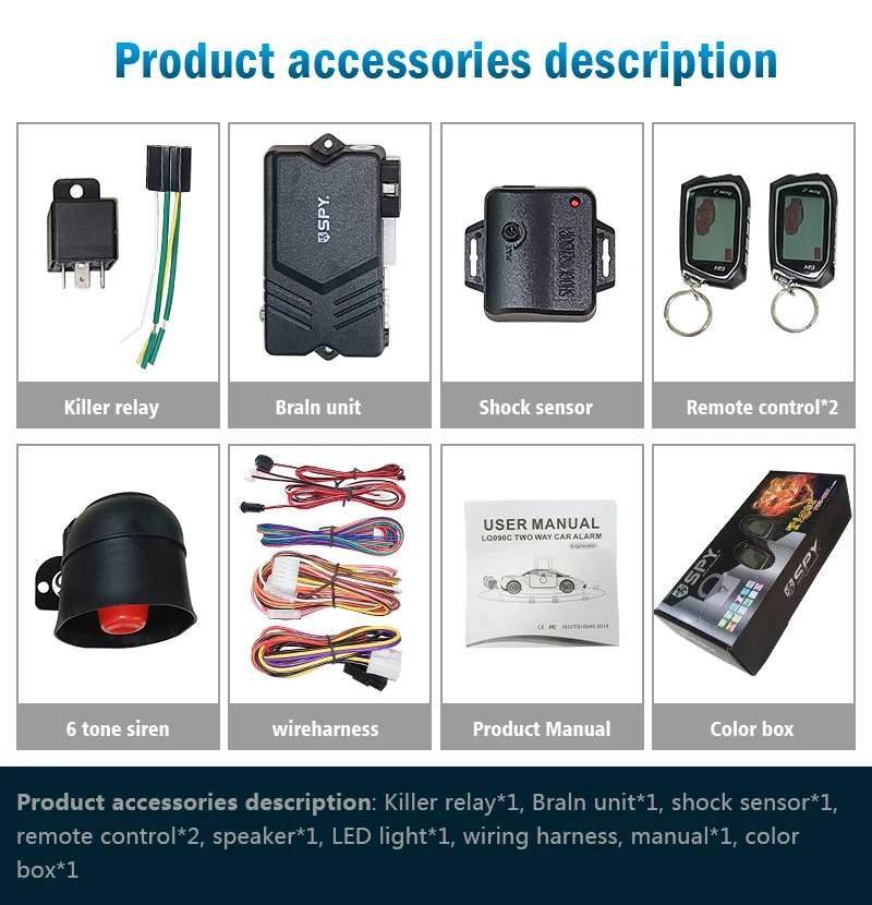 vehicle security system car digital key two way smart start remote control car keys car alarm system security