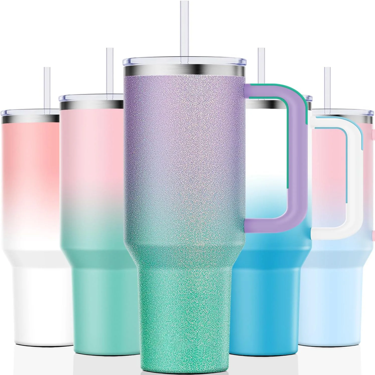 High Quality 40 Oz Adventure Cup Sublimation Insulated Tumbler 40oz Double Wall Stainless Steel Vacuum Travel Mug With Handle
