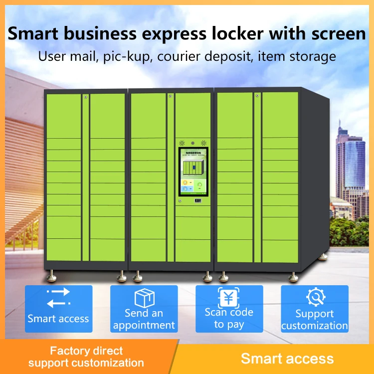 
smart locker smart parcel locker Smart Parcel delivery Locker 7*24 working self-service (drop-off and pick-up) 