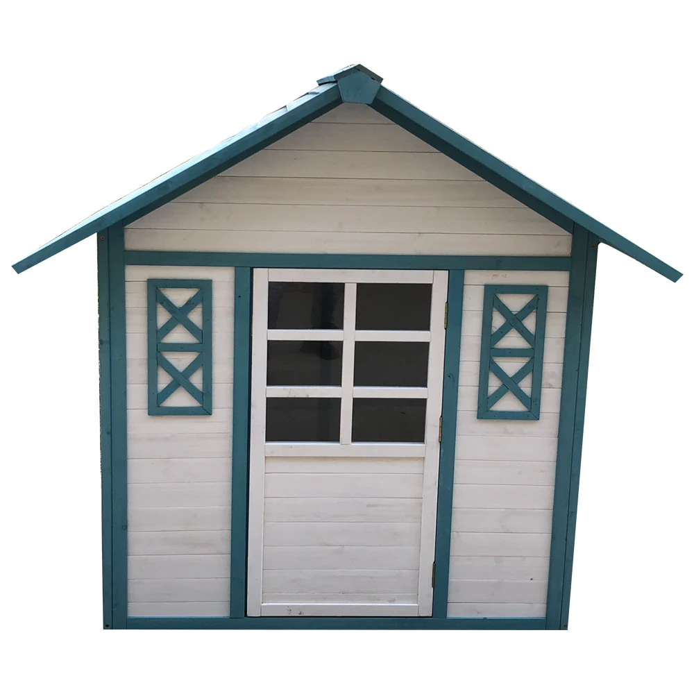 Customize Personal Amusement Park Cubby House Cottage Playhouse Environmental Friendly Paint Wooden Wooden Kids Play House Wood