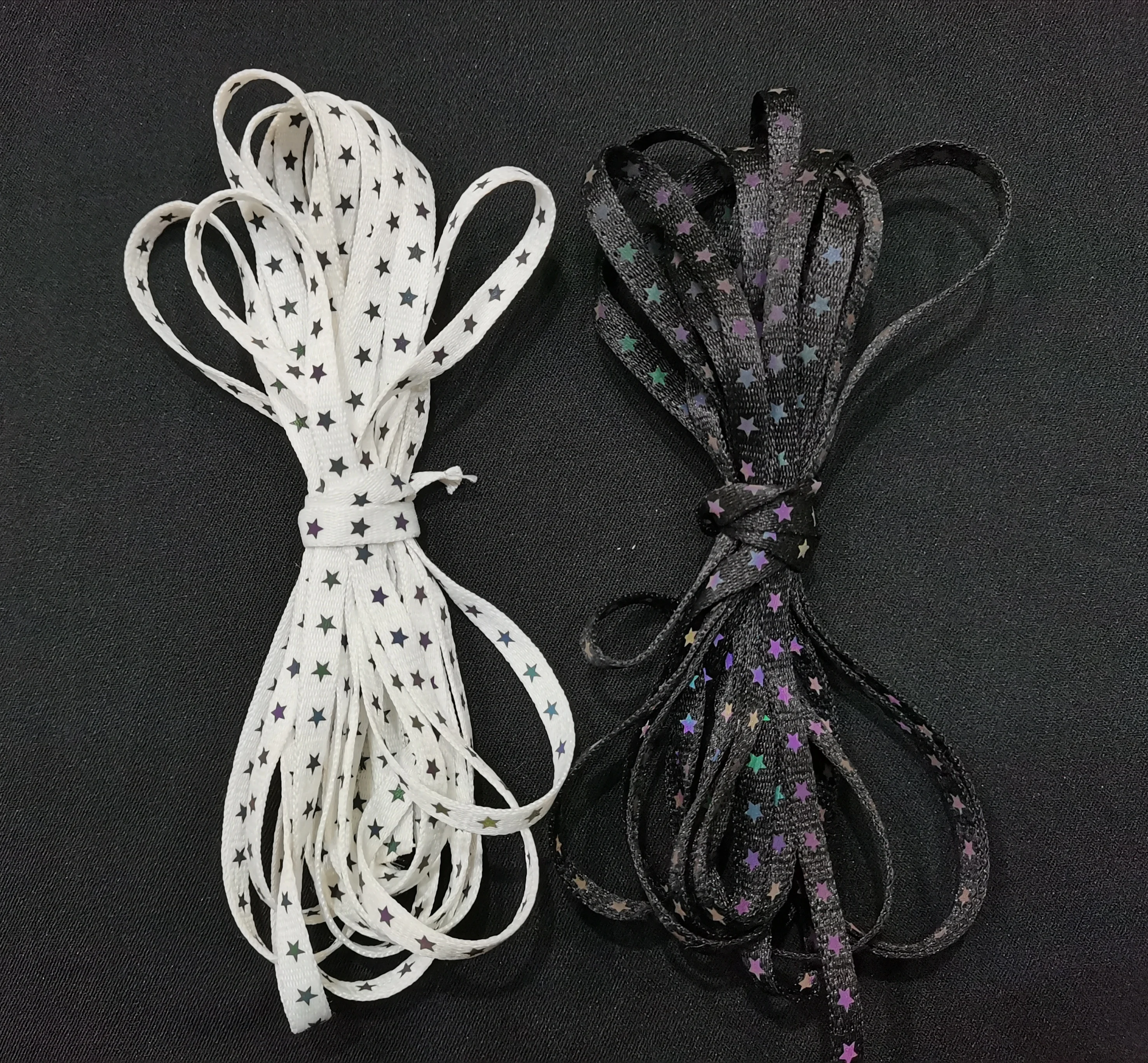 2024 New fashion reflective shoelaces for sport shoes customized design shoelaces for sneaker reflective material
