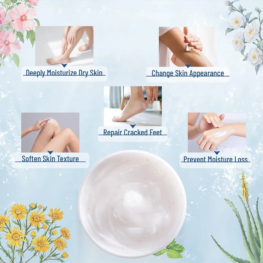 OEM Private label Urea Cream 40 % Feet Maximum Strength Lotion Urea Foot Cream for Dry Cracked
