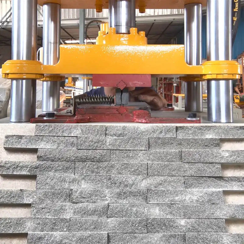 SCDK-81 natural marble granite split pebble stone machine process hydraulic stone split machine