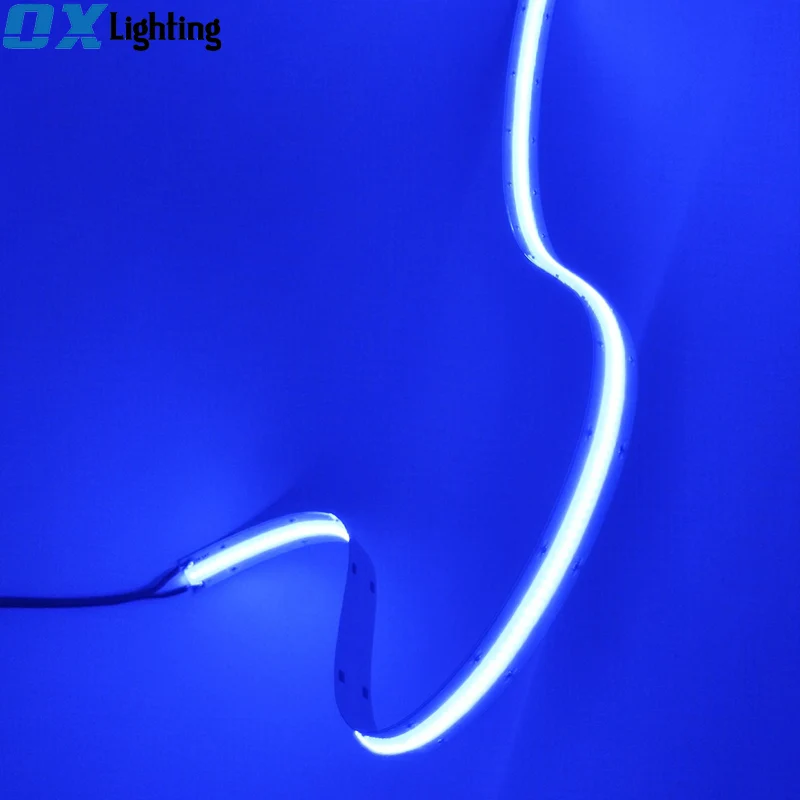 Dotless 12v 24v COB Led Strip Light Luce Luz Tira Ruban Band Cinta Fita Licht Tape Diode Streifen Snake Ribbon Diode Striscia